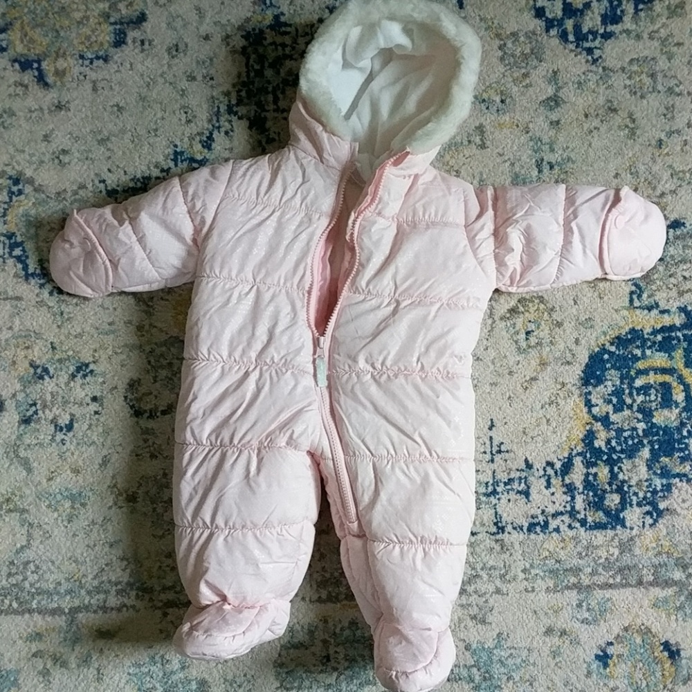 NWOT Carter's Pink Snowsuit - 6-9 months
